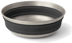 Sea To Summit Detour Stainless Steel Collapsible Bowl - M - Schwarz