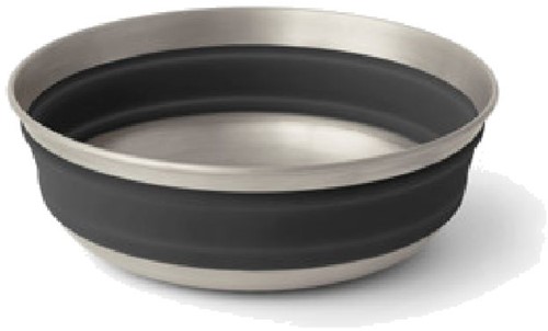 Sea To Summit Detour Stainless Steel Collapsible Bowl - M - Black