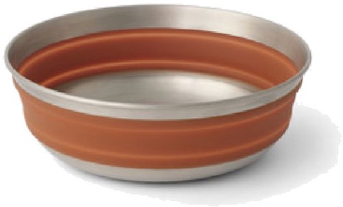 Sea To Summit Detour Stainless Steel Collapsible Bowl - M - Braun