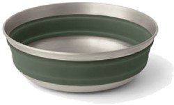 Sea To Summit Detour Stainless Steel Collapsible Bowl - M - Grün