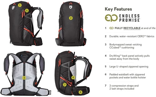 Nemo Men's Persist Endless Promise 30L - Black