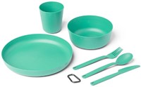 Sea To Summit Camp Dinnerware Set w/ Mesh Sack - Cabbage (6 pcs)