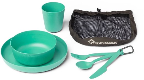 Sea To Summit Camp Dinnerware Set w/ Mesh Sack - Cabbage (6 pcs)