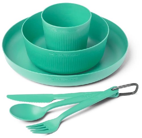 Sea To Summit Camp Dinnerware Set w/ Mesh Sack - Cabbage (6 pcs)