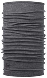 Buff Merino Midweight - Melange Light Grey - Halswarmer