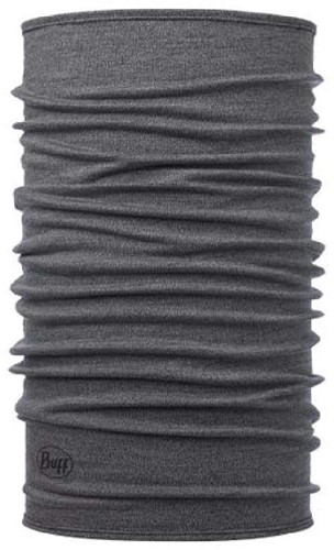Buff Merino Midweight - Melange Light Grey - Halswarmer