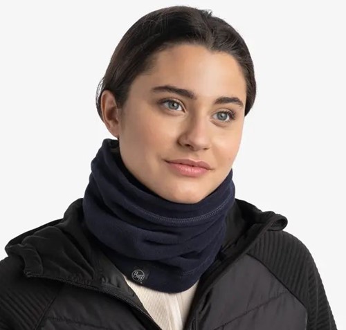 Buff Polar Neck Warmer - Solid Dark Navy