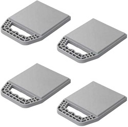 Pro Plus Onderlegplaten Stapelbaar met Handvat (4 stuks)