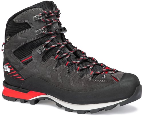 Hanwag Makra Pro GTX - Asphalt/Red - 45 (UK 10.5)