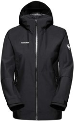 Mammut Alto Light HS Hooded Jacket - Black - Women's Rain Jacket