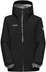 Mammut Crater Light HS Hooded Jacket - Black - Women's Hardshell Jacket