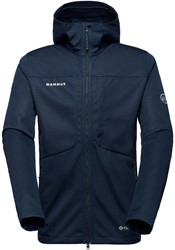Mammut Ultimate VIII SO Hooded Jacket - Marine - Men's Softshell Jacket