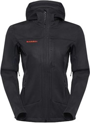 Mammut Ultimate VIII SO Hooded Jacket 25 Years - Black - Women's Softshell Jacket
