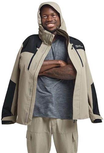 Jack Wolfskin Jasper 2L Jacket M - Stone