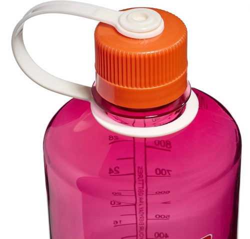 Nalgene Narrow-Mouth - 1000 ml - Fuchsia Purple w/Flame