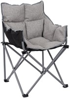 Bo-Camp Montpellier Camping Chair - Grey