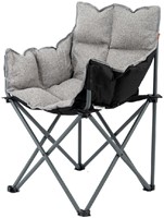 Bo-Camp Montpellier Camping Chair - Grey