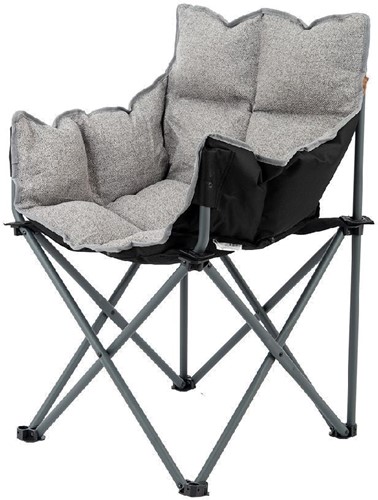 Bo-Camp Montpellier Camping Chair - Grey