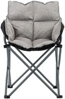 Bo-Camp Montpellier Camping Chair - Grey