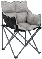 Bo-Camp Montpellier Camping Chair - Grey