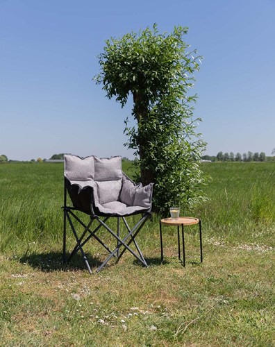 Bo-Camp Montpellier Camping Chair - Grey