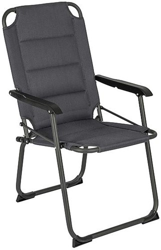 Bo-Camp - Chair - Copa Rio - Comfort XXL Air - Padded - Grey-3