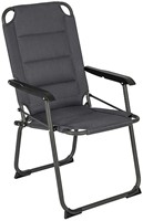 Bo-Camp - Chair - Copa Rio - Comfort XXL Air - Padded - Grey
