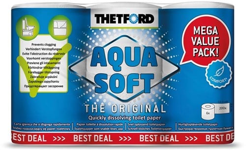 Thetford Aqua Soft Promopack - 6 pcs