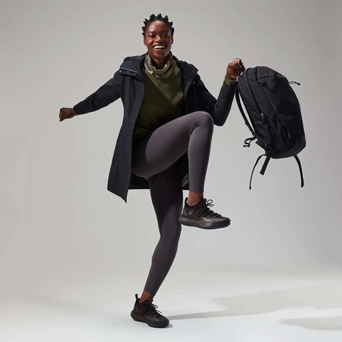 Berghaus W's Omeara Long Jacket - Black