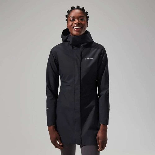 Berghaus W's Omeara Long Jacket - Black
