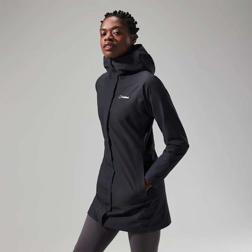 Berghaus W's Omeara Long Jacket - Black