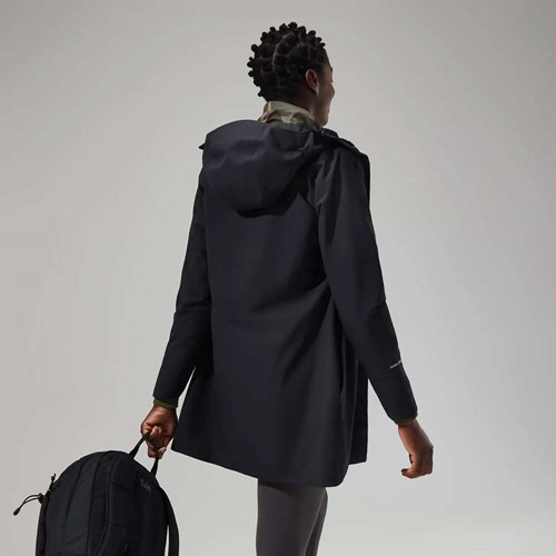Berghaus W's Omeara Long Jacket - Black