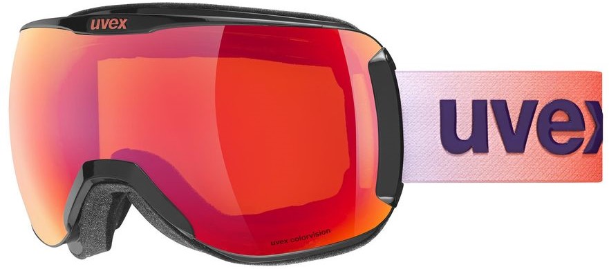 24UVEX downhill2100CV Black/Scarlet/orange Lenz