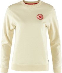 Fjällräven 1960 Logo Badge Sweater - Chalk White - Women's Sweater