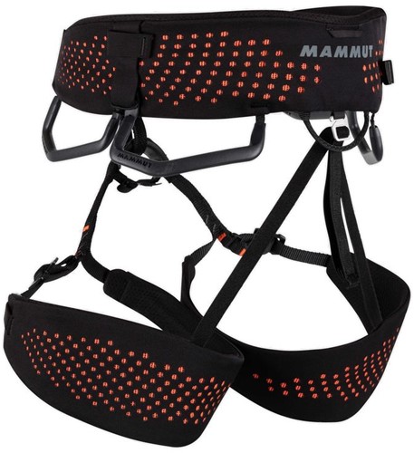 Mammut Comfort Fast Adjust Harness M - Black/Safety Orange - XL