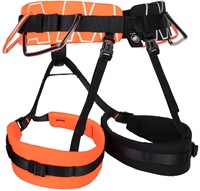 Mammut 4 Slide Harness - Vibrant Orange/Black