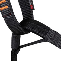Mammut 4 Slide Harness - Vibrant Orange/Black