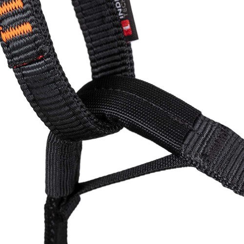 Mammut 4 Slide Harness - Vibrant Orange/Black