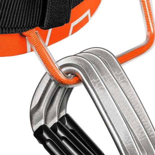 Mammut 4 Slide Harness - Vibrant Orange/Black