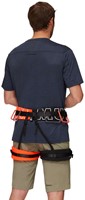 Mammut 4 Slide Harness - Vibrant Orange/Black