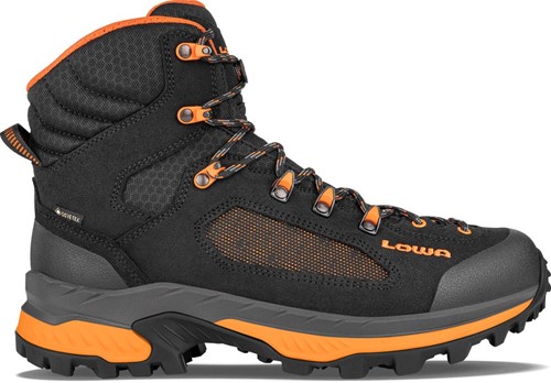 Lowa Corvara GTX Mid - Black/Orange - 46 1/2 (UK 11.5)