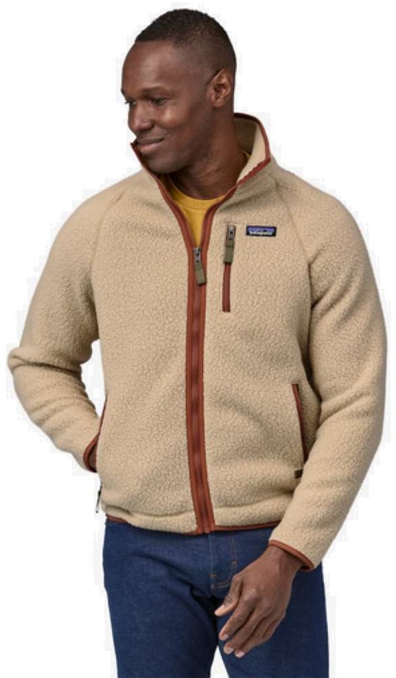 Patagonia retro pile fleece sale pullover el cap khaki