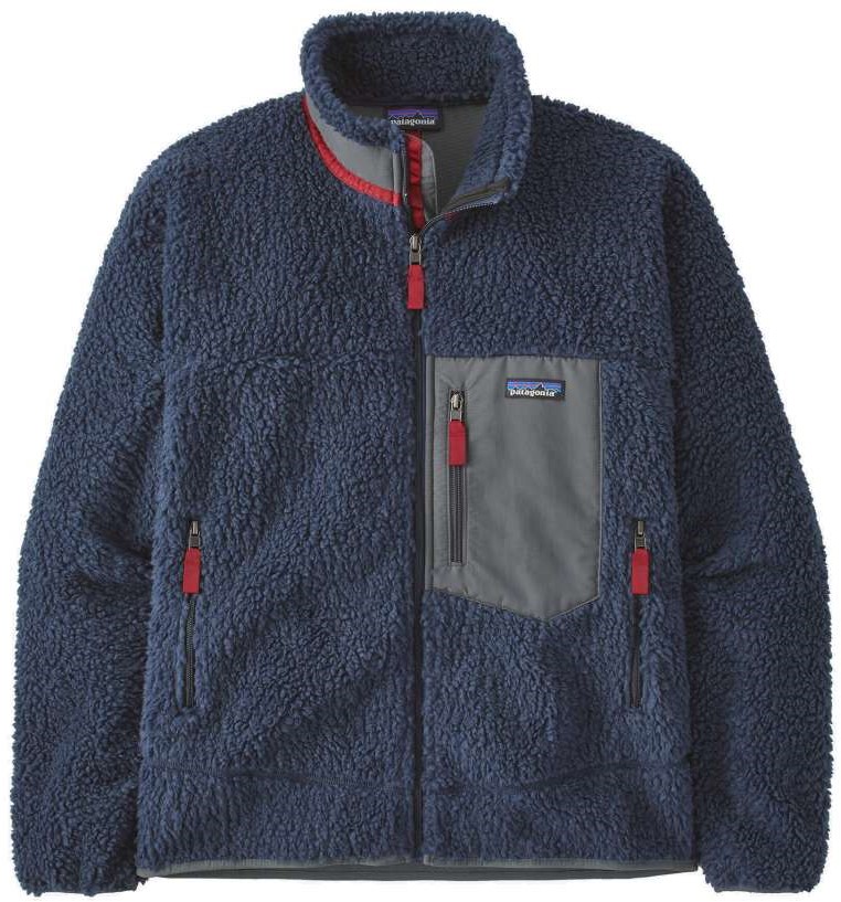 Patagonia M s Classic Retro X Jacket New Navy w Wax Red L Wir sind Ihr Spezialist fur Outdoor wintersport. hockey und mehr