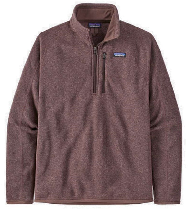 Brown patagonia quarter zip clearance