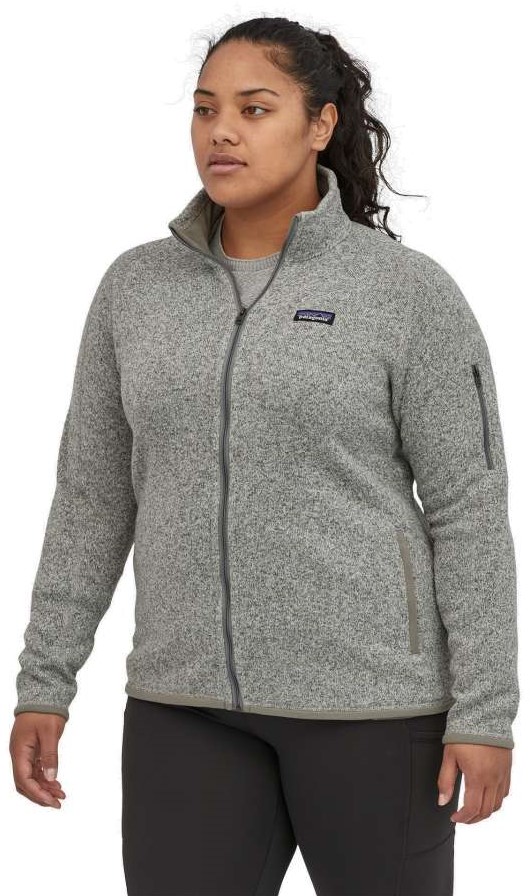Patagonia white fleece jacket clearance