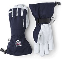 Hestra Army Leather Heli Ski - 5 Finger - Navy - 8