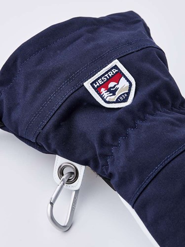 Hestra Army Leather Heli Ski - 5 Finger - Navy