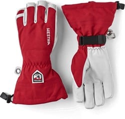 Hestra Army Leather Heli Ski - 5 Finger - Rot - Herrenhandschuhe