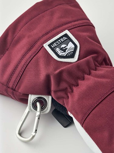 Hestra Army Leather Heli Ski - 5 Finger - Bordeaux