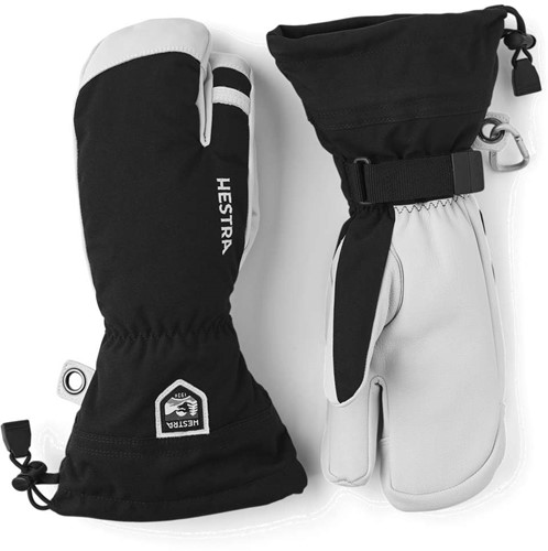 Hestra Army Leather Heli Ski - 3 Finger - Black - 6